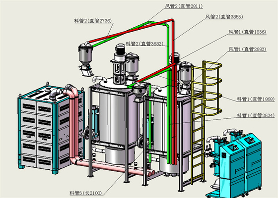Varied Installed Power Plastic Dehumidifier With Honeycomb Rotor Moisture Control