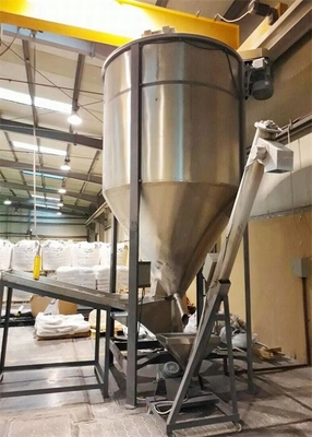 Feeding And Conveying Screw Feeder Conveyor For Plastic Granules Flakes