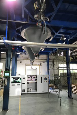 Plastic TPU PVC ABS Weighing Pellet Packing Machine White Color For 25kg Bag