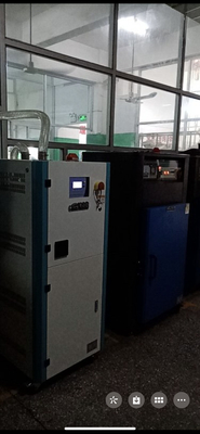 Blue or Grey Dehumidification System with Customizable Power Supply Option